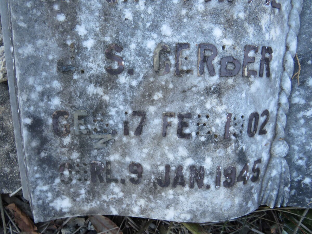 GERBER Z.S. 1902-1945