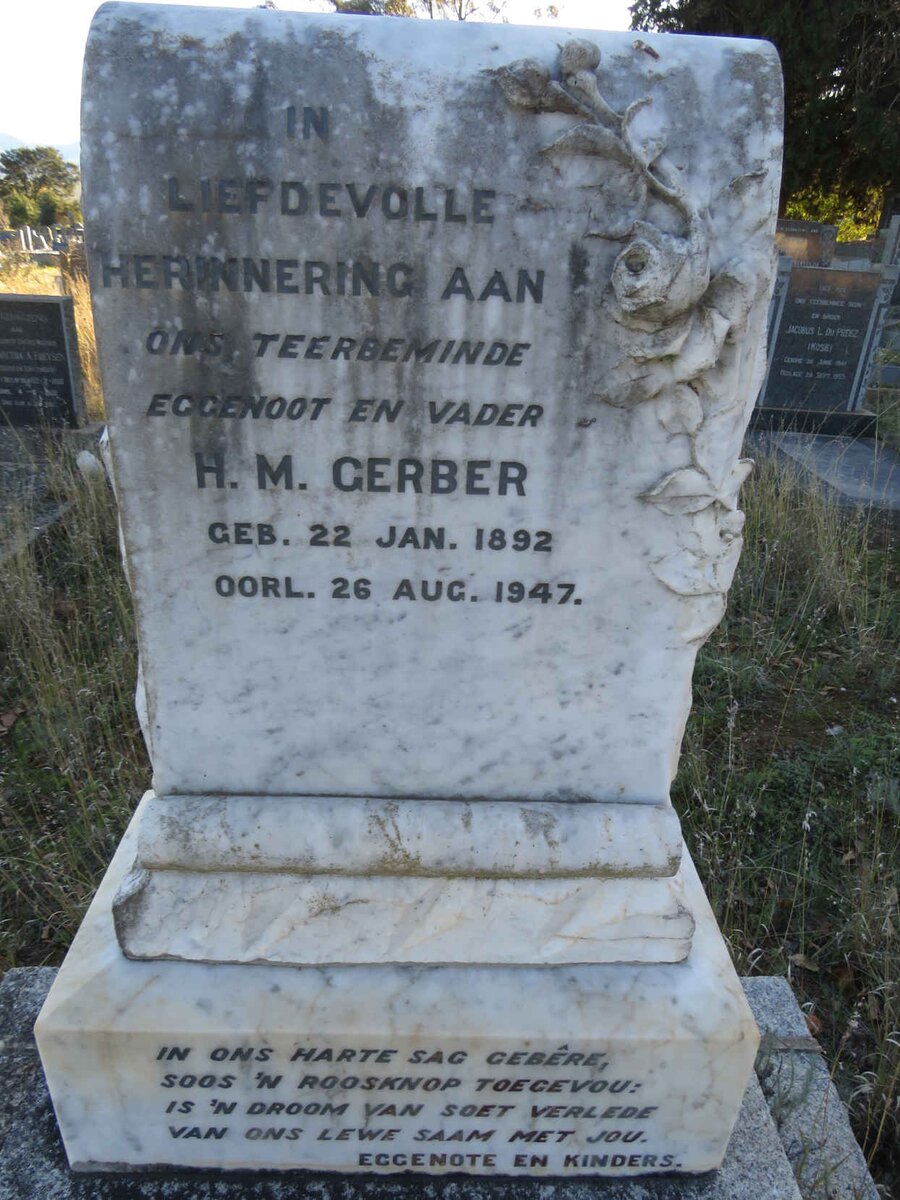 GERBER H.M. 1892-1947