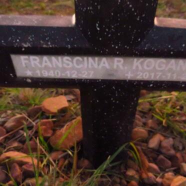 KOGANA Franscina R. 1940-2017
