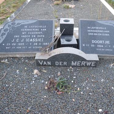 MERWE J.C.J., van der 1905-1982 & Doortjie 1924-2004