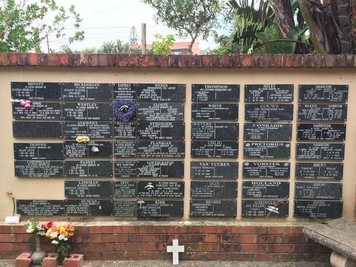 4. St Peter's Kei Mount Memorial Wall