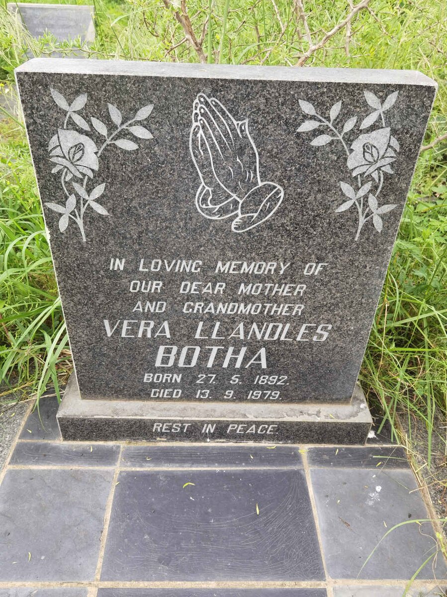 BOTHA Vera Llandles 1892-1979