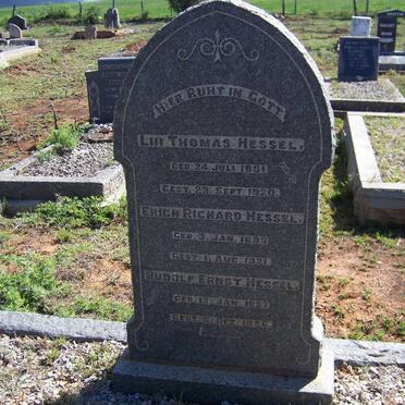 HESSEL Lui Thomas 1891-1920 :: HESSEL Erich Richard 1893-1921 :: HESSEL Rudolf Ernst 1897-1926