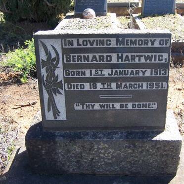 HARTWIG Bernard 1913-1951