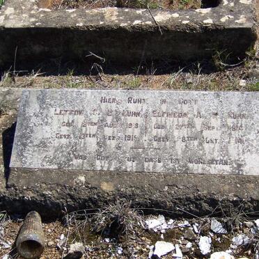 KUHN Lettow C.L. 1918-1919 :: KUHN Elfrieda A.M. 1914-1914