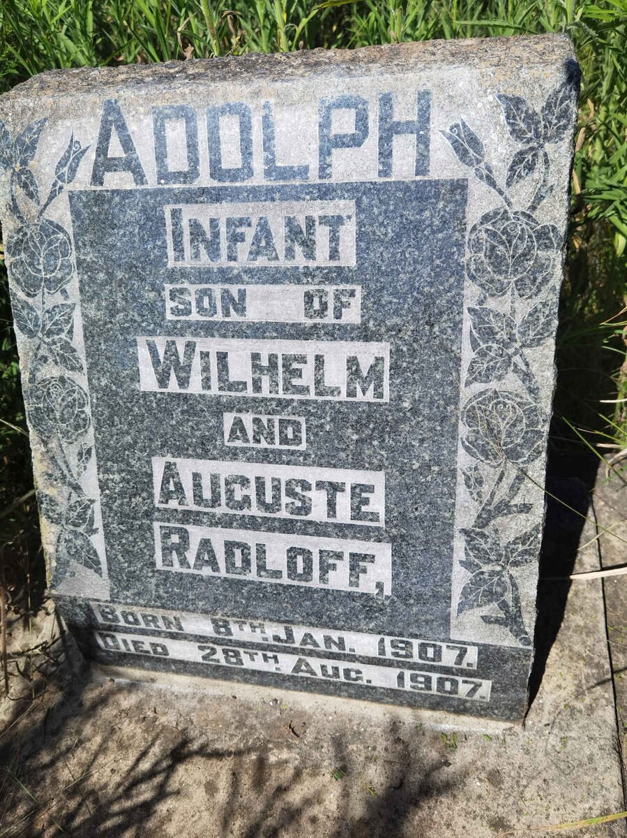 RADLOFF Adolph 1907-1907