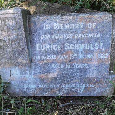 SCHWULST Eunice -1932