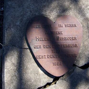 SCHRODER Alwiene Helene 1893-1894