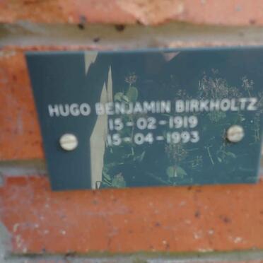 BIRKHOLTZ Hugo Benjamin 1919-1993