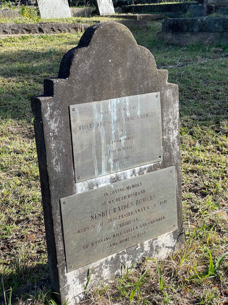 BOWLES Alfred Ernest &amp; Violet :: BOWLES Baby Daughter :: BOWLES Nesbit Raiden 1928-1991