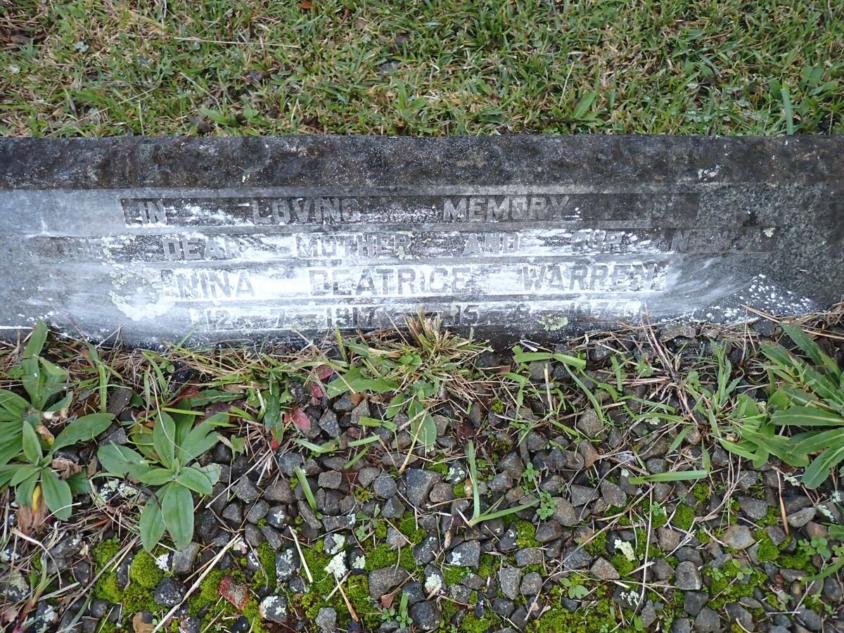 WARREN Nina Beatrice 1917-19?5