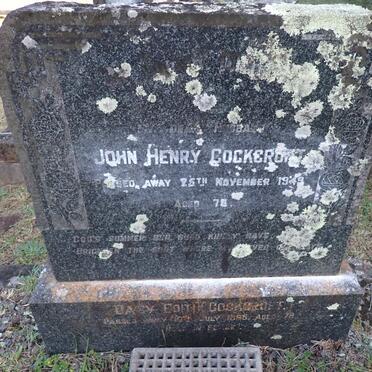 COCKCROFT John Henry -1949 &amp; Daisy Edith -1965