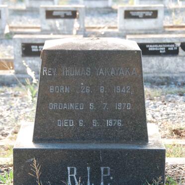 YAKAYAKA Thomas 1942-1976