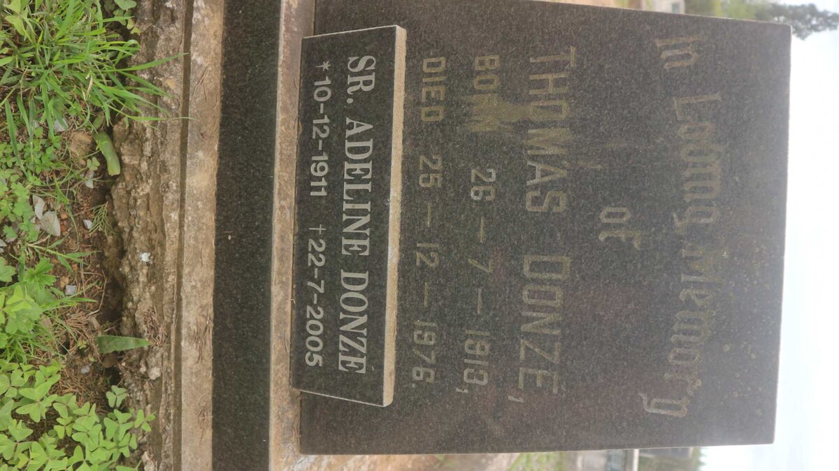 DONZÉ Thomas 1913-1976 :: DONZÉ Adeline 1911-2005