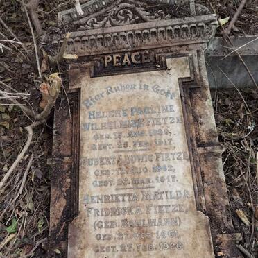 FIETZE Hubert Ludwig 1862-1917 &amp; Henrietta Matilda Fridricka BAHLMANN 1861-1926