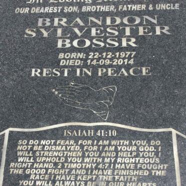 BOSSR Brandon Sylvester 1977-2014