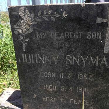 SNYMAN Johnny 1957-1981