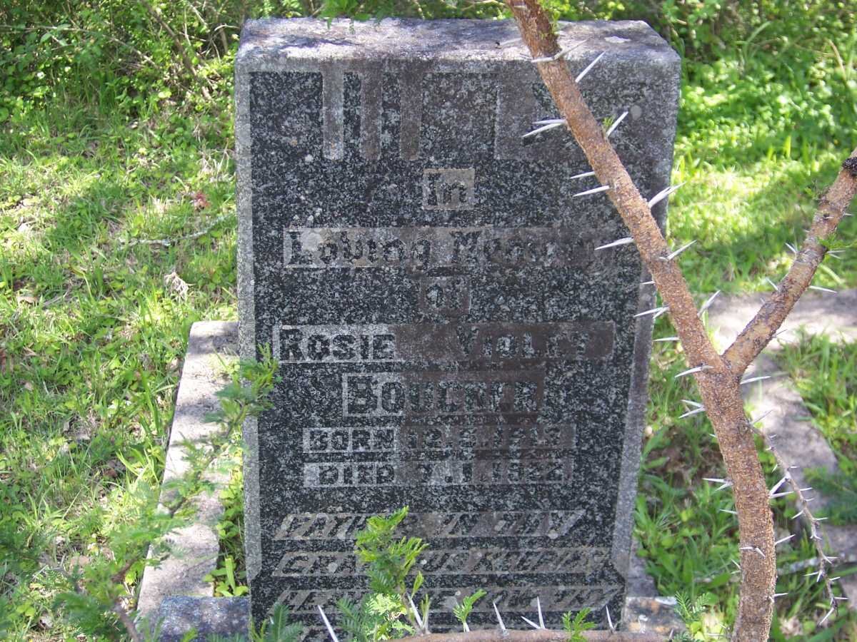 BOUCHER Rosie Violet 1913-1922