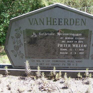 HEERDEN Pieter Willem, van 1930-1992