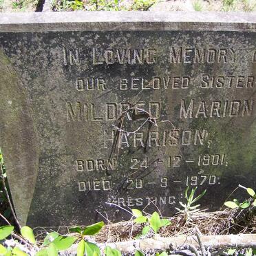 HARRISON Mildred Marion 1901-1970