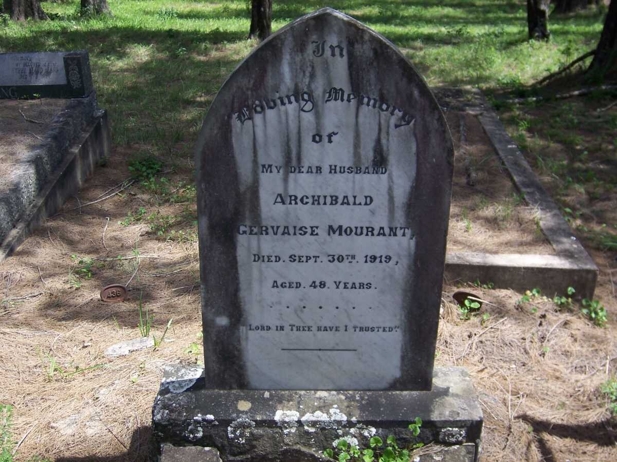 MOURANT Archibald Gervaise -1919