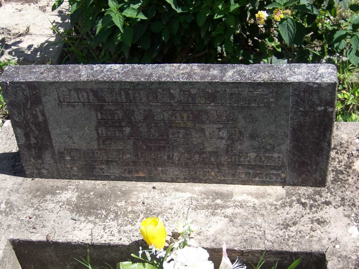 MERWE Carl Wilhelm, van der 1929-1948