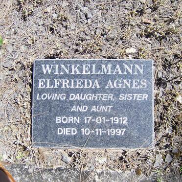WINKELMANN Elfrieda Agnes 1912-1997