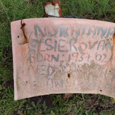 ? Elsie Rovava 1931-200?