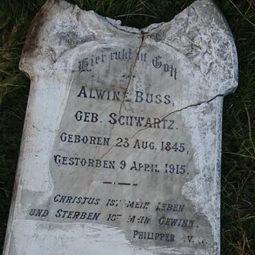 BUSS Alwine nee SCHWARTZ 1845-1915