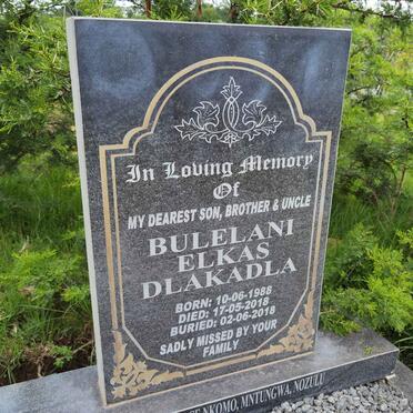 DLAKADLA Bulelani Elkas 1988-2018