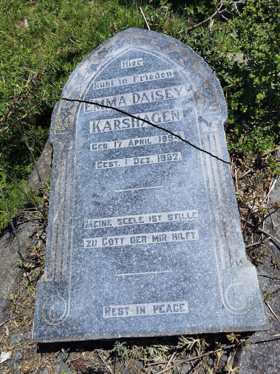 KARSHAGEN Emma Daisy 1884-1952