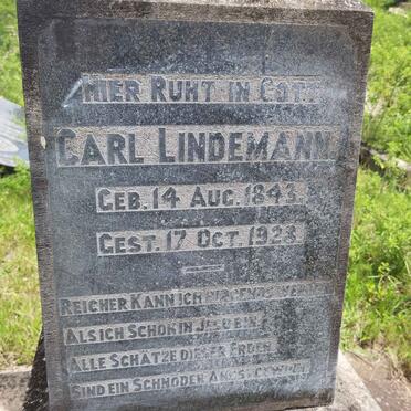 LINDEMANN Carl 1843-1928