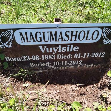 MAGUMASHOLO Vuyisile 1983-2012