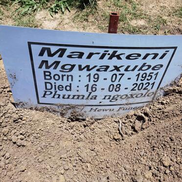 MGWAXUBE Marikeni 1951-2021