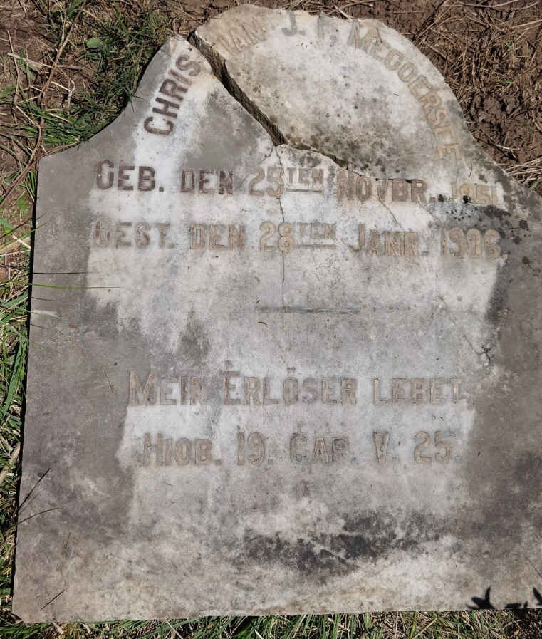 MEGGERSEE Christian J.F. 1851-1906