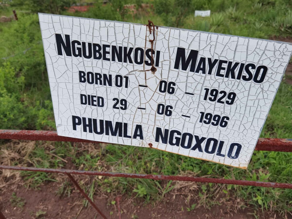 MAYEKISO Ngubenkosi 1929-1996