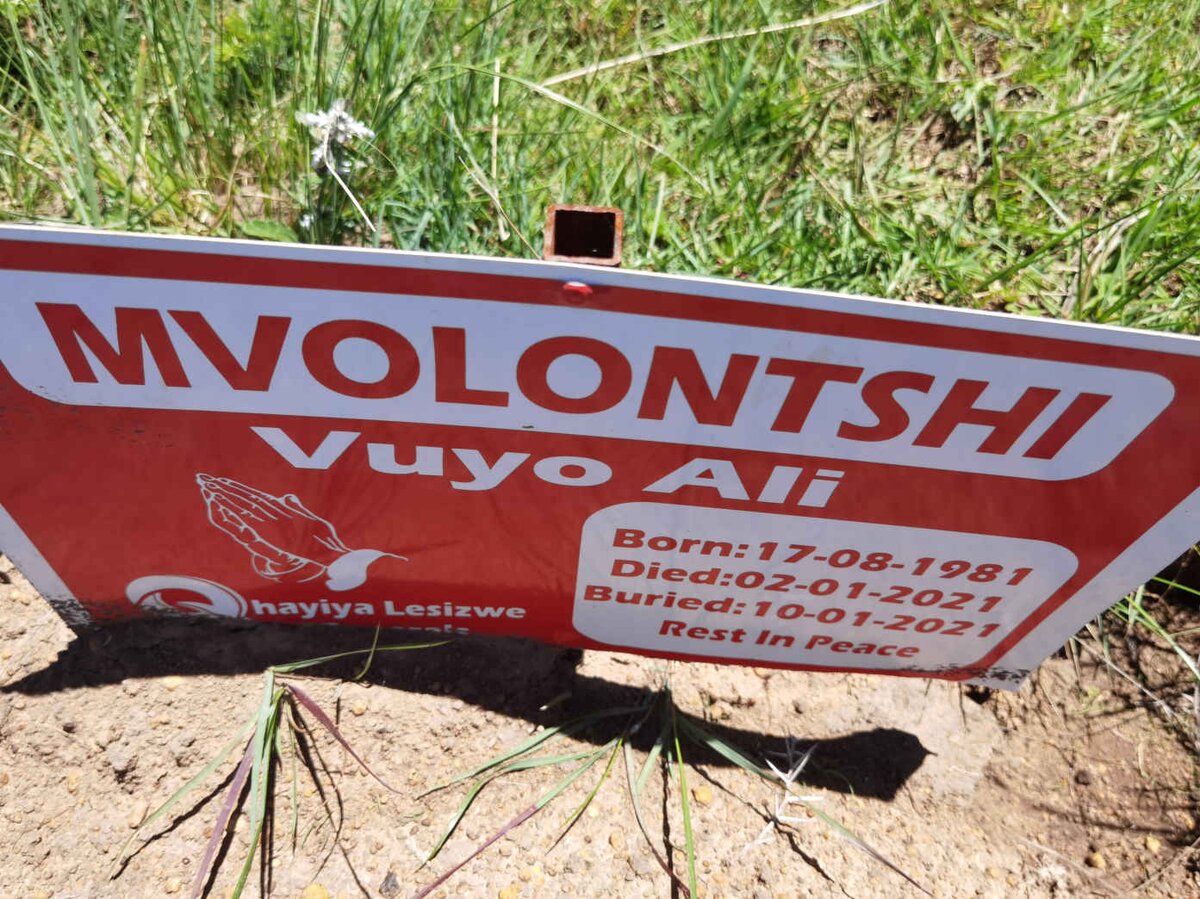 MVOLONTSHI Vuyo Ali 1981-2021