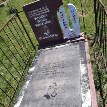 MONGAMELI Vuyiswa Vivian Sinekhaya 1967-2010