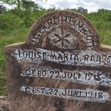 RAASCH Louise Maria 191?-1918