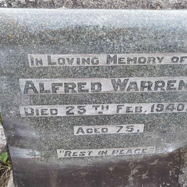 WARREN Alfred -1940