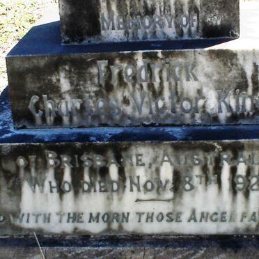 KING Fredrick Charles Victor -1926