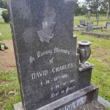 MARAIS David Charles 1920-1985