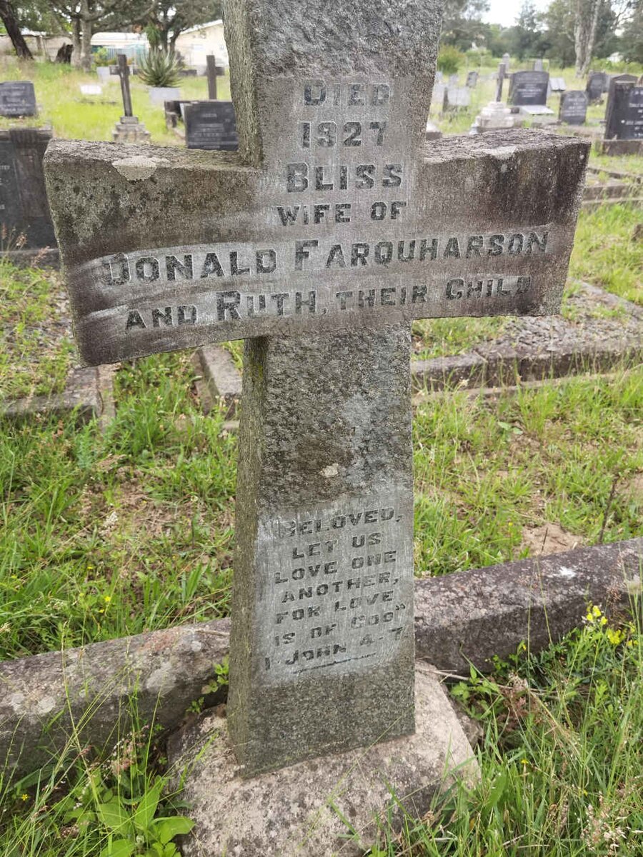 FARQUHARSON Bliss -1927 :: FARQUHARSON Ruth -1927