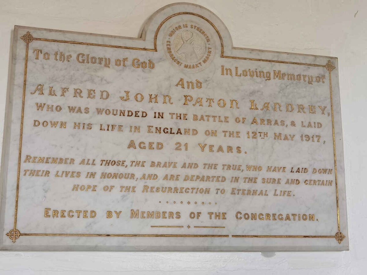 LANDREY Alfred John Paton -1917