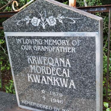KWANKWA Krweqana Mordecai 1879-1946