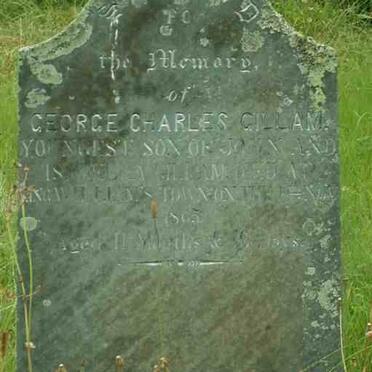 GILLAM George Charles -1865