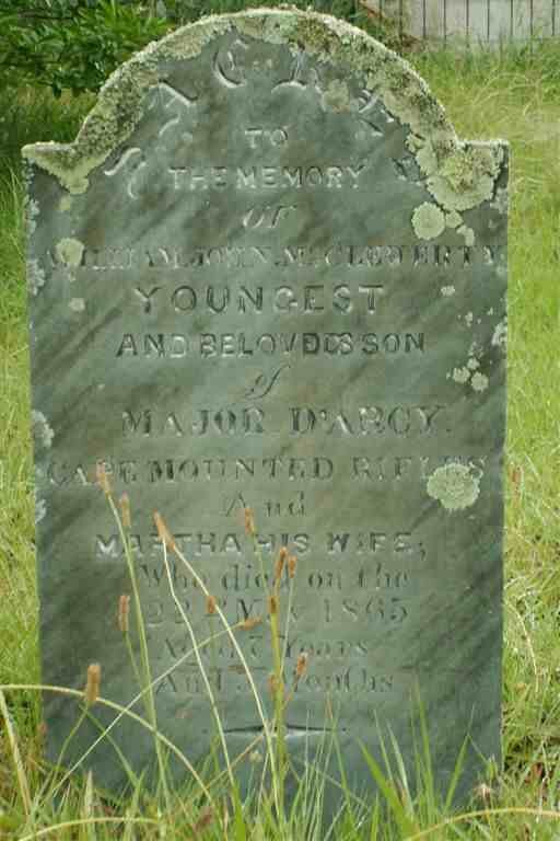D'ARCY William John McCleoerty -1865