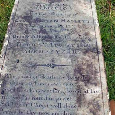 HASLETT William  -1860