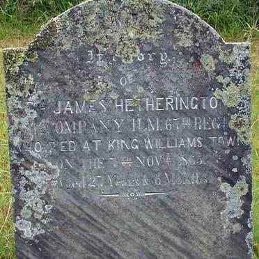 HETHERINGTON James  -1865