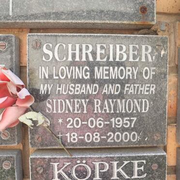 SCHREIBER Sidney Raymond 1957-2000